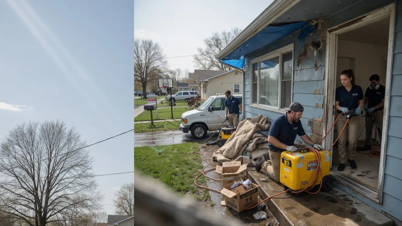 Basement Flood Cleanup in Luna Pier, MI near me